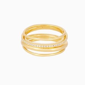 Uncommon James Gold Plated Brass Ring 6